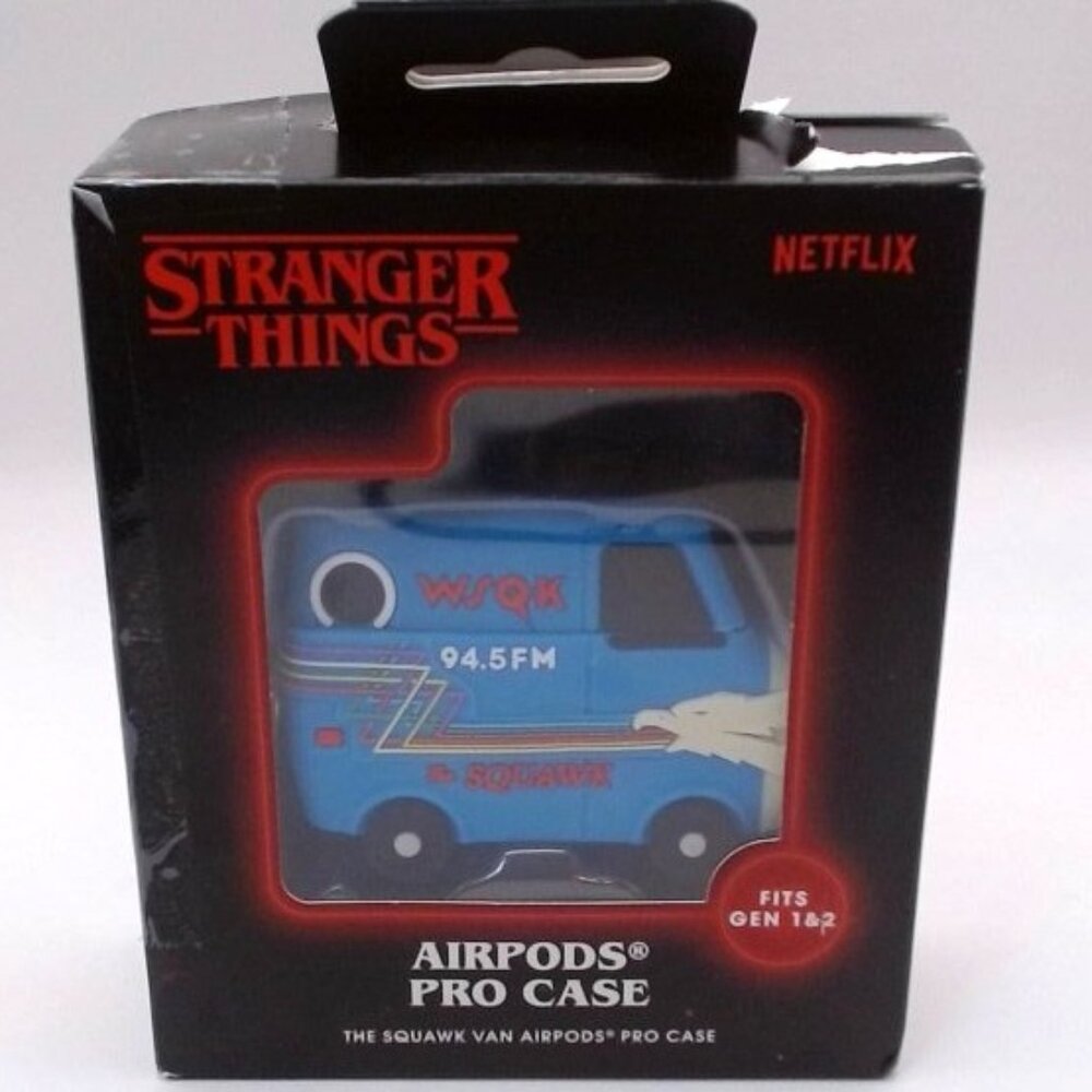 Stranger Things Squawk Van AirPods Pro Case | Gen 1 & 2 | New Open Box